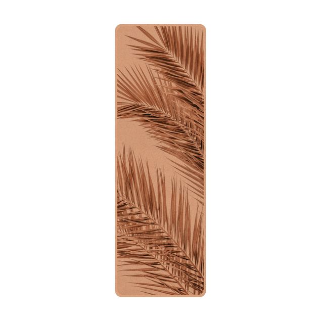 Yogamat kurk Bronze Coloured Palm Fronds