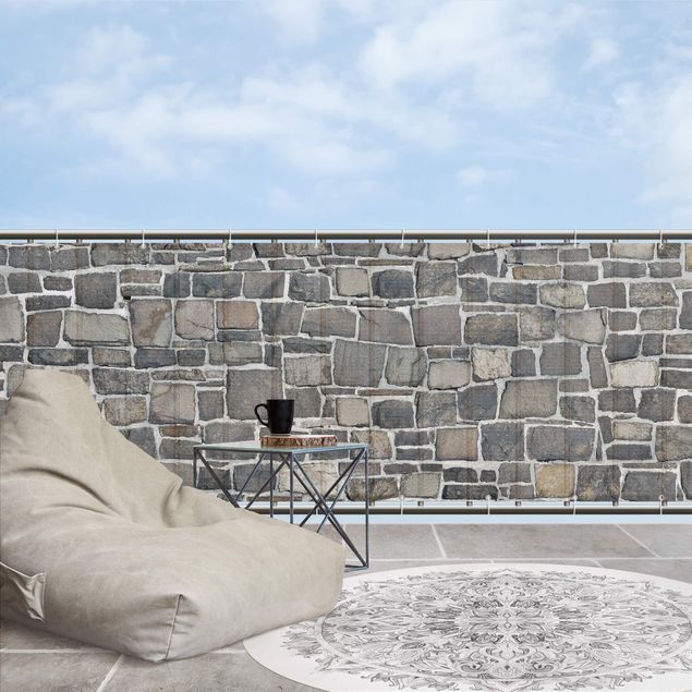 bekleding voor balkon Quarry Stone Wallpaper Natural Stone Wall