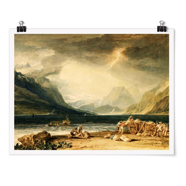 Posters William Turner - The Lake of Thun, Switzerland