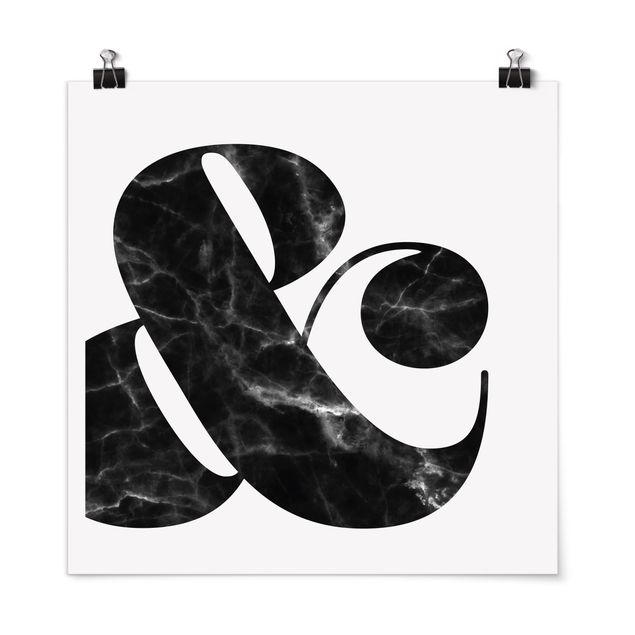Posters Ampersand Marble