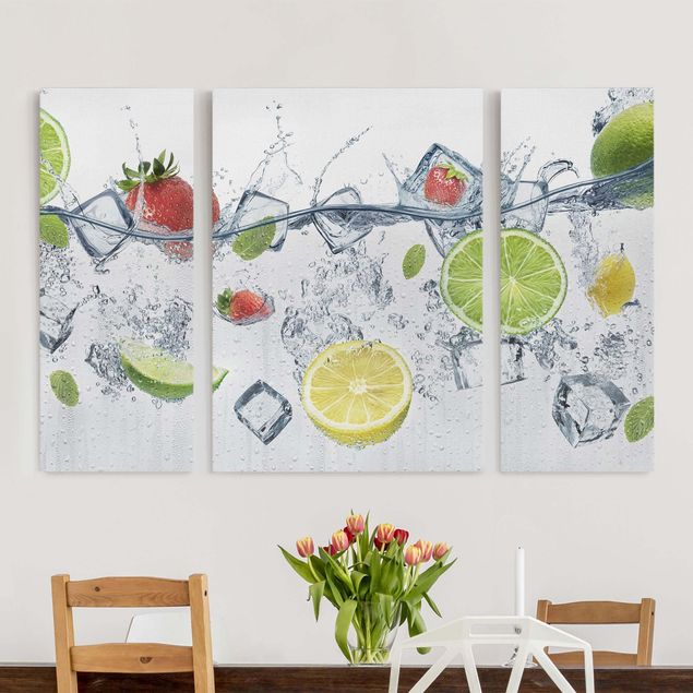 Canvas schilderijen - 3-delig Fruit Cocktail