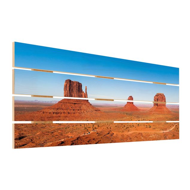 Houten schilderijen op plank Rambling Colorado Plateau