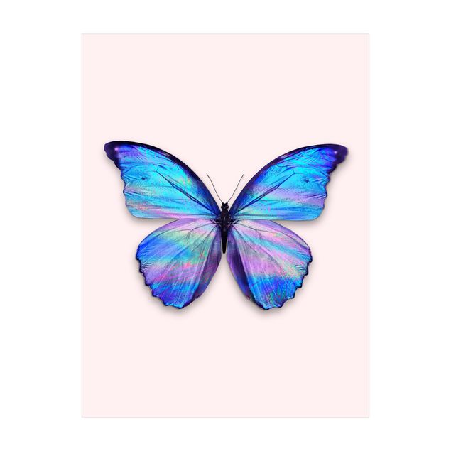 grote vloerkleden Holographic Butterfly