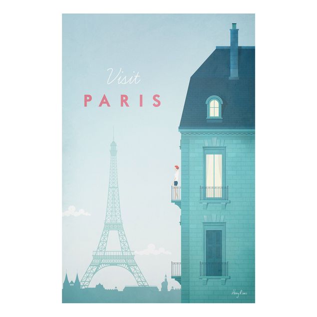 Forex schilderijen Travel Poster - Paris