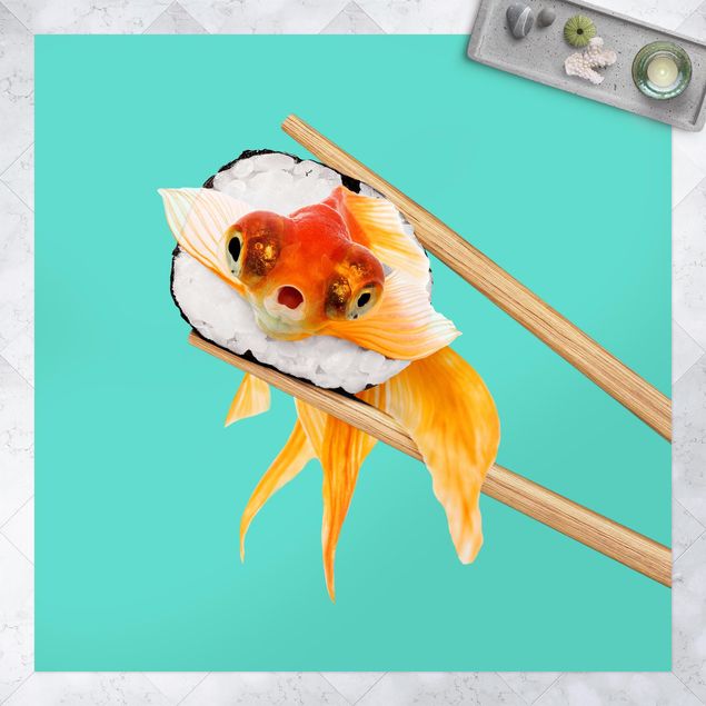 balkon tapijt Sushi With Goldfish