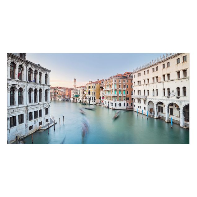 Raamfolie - Grand Canal View From The Rialto Bridge Venice
