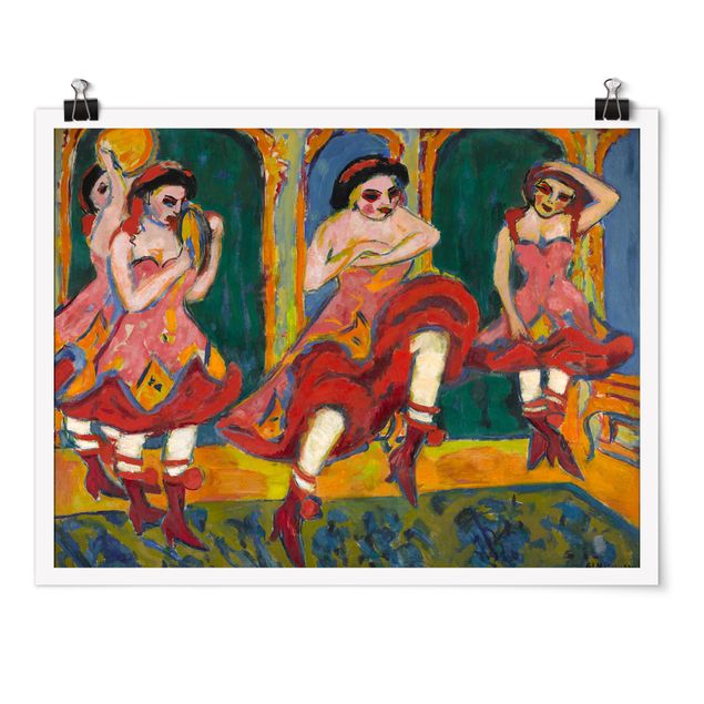 Posters Ernst Ludwig Kirchner - Czardas Dancers