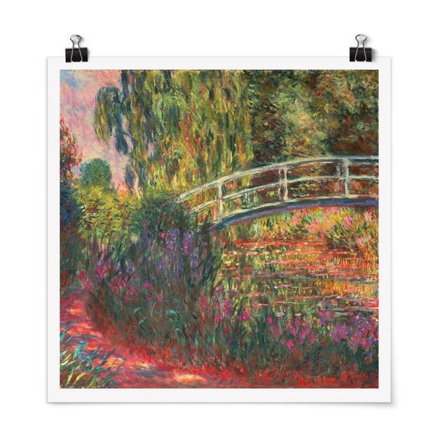 Posters Claude Monet - Japanese Bridge In The Garden Of Giverny