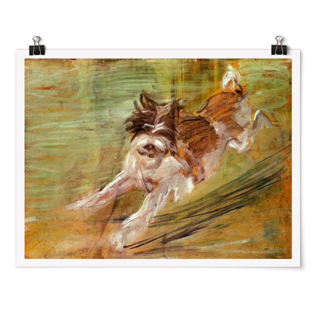 Posters Franz Marc - Jumping Dog