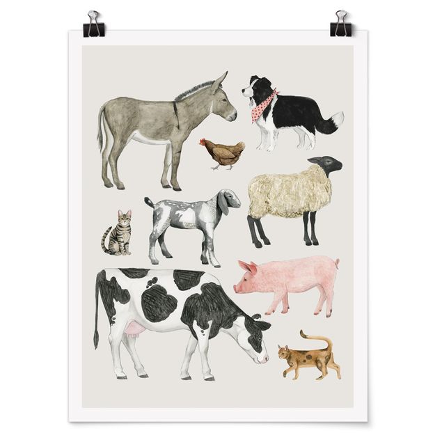 Posters Farm Animal Family II