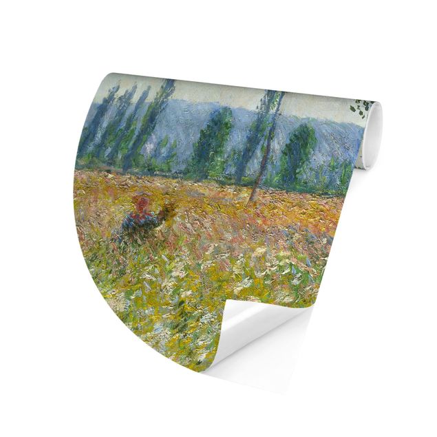 Behangcirkel Claude Monet - Fields In Spring