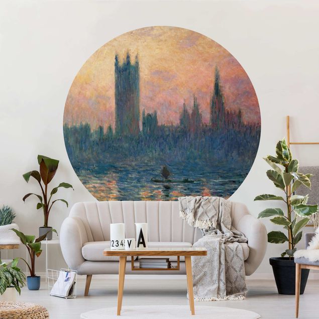 Behangcirkel Claude Monet - London Sunset