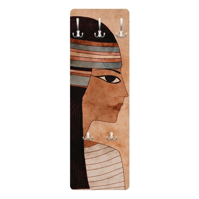 Wandkapstokken houten paneel Cleopatra
