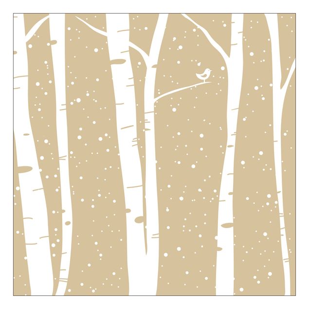 Meubelfolie IKEA Lack Tafeltje Snowconcert Between Birches