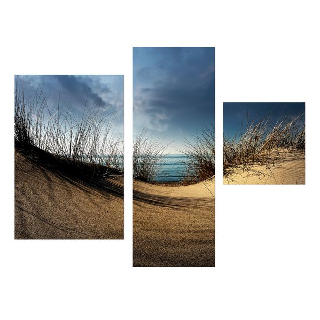Canvas schilderijen - 3-delig Sand Dune