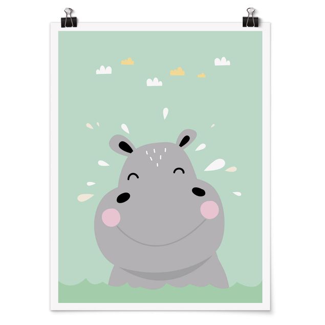 Posters The Happiest Hippo