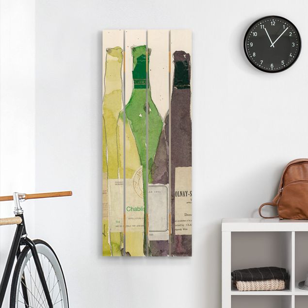 Houten schilderijen op plank Wine & Spirits III