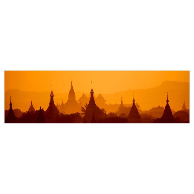 Keukenachterwanden Temple City In Myanmar