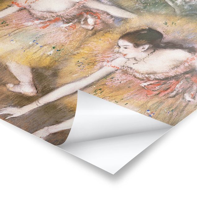 Posters Edgar Degas - Dancers Bending Down