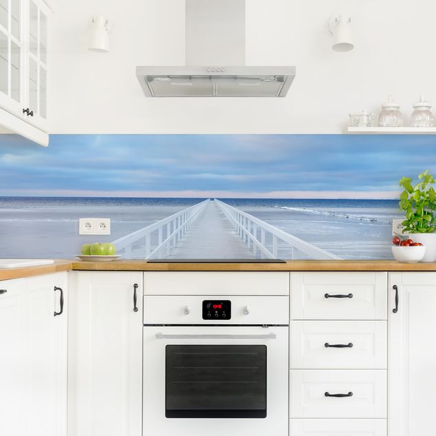Achterwand voor keuken strand & zee Bridge In Sweden