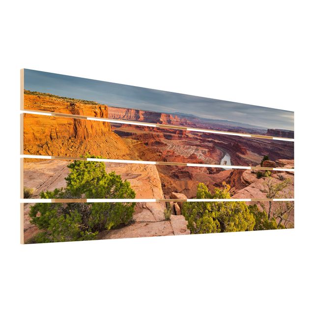 Houten schilderijen op plank Dead Horse Point Canyonlands National Park USA