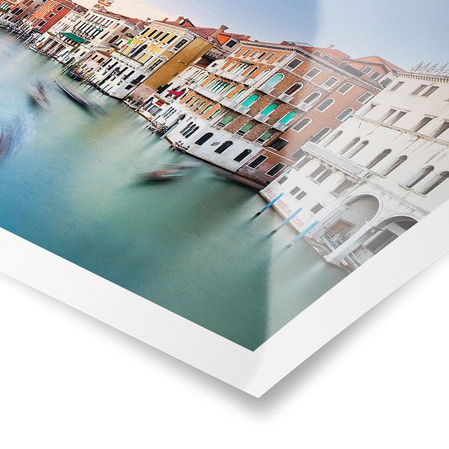 Posters Grand Canal View From The Rialto Bridge Venice