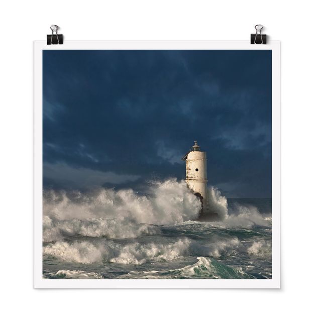 Posters Lighthouse On Sardinia
