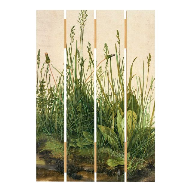 Houten schilderijen op plank Albrecht Dürer - The Great Lawn