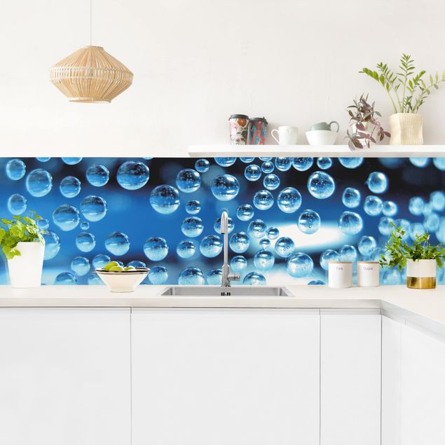Achterwand voor keuken abstract Dark Bubbles