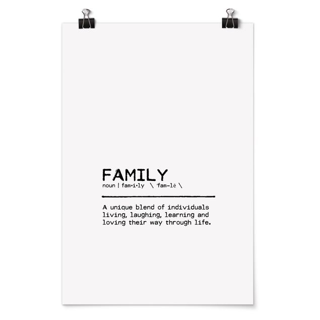 Posters Definition Family Unique