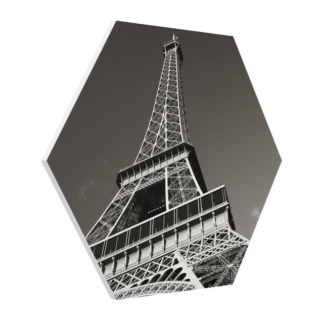 Hexagons Forex schilderijen Eiffel tower