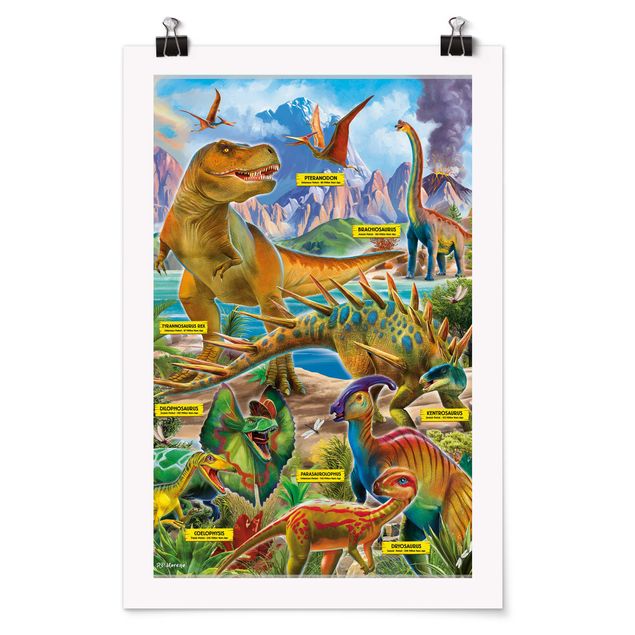 Posters The Dinosaurs Species