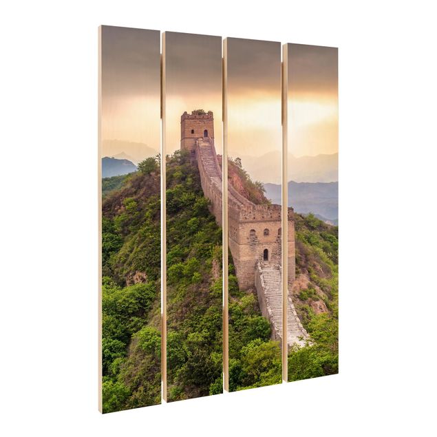 Houten schilderijen op plank The Infinite Wall Of China