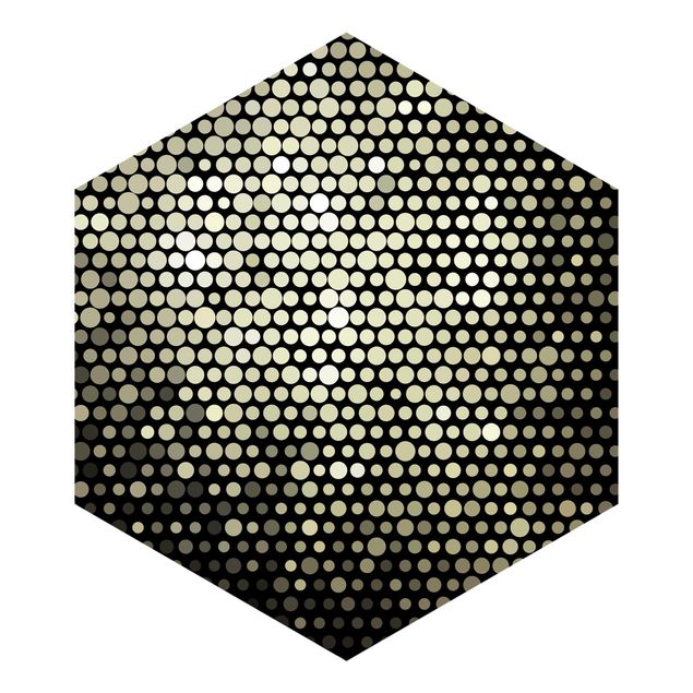 Hexagon Behang Disco Background