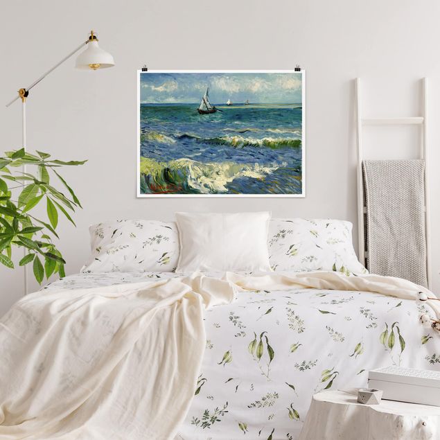 Posters Vincent Van Gogh - Seascape Near Les Saintes-Maries-De-La-Mer