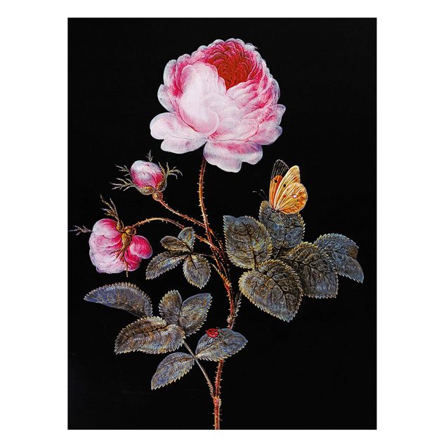 Magneetborden Barbara Regina Dietzsch - The Hundred-Petalled Rose