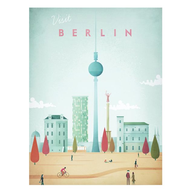 Magneetborden Travel Poster - Berlin