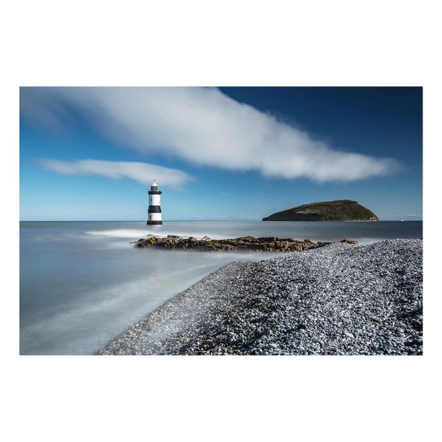 Spatscherm keuken Lighthouse In Wales