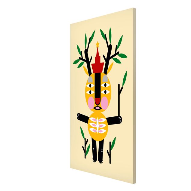 Magneetborden Collage Ethno Monster - Deer