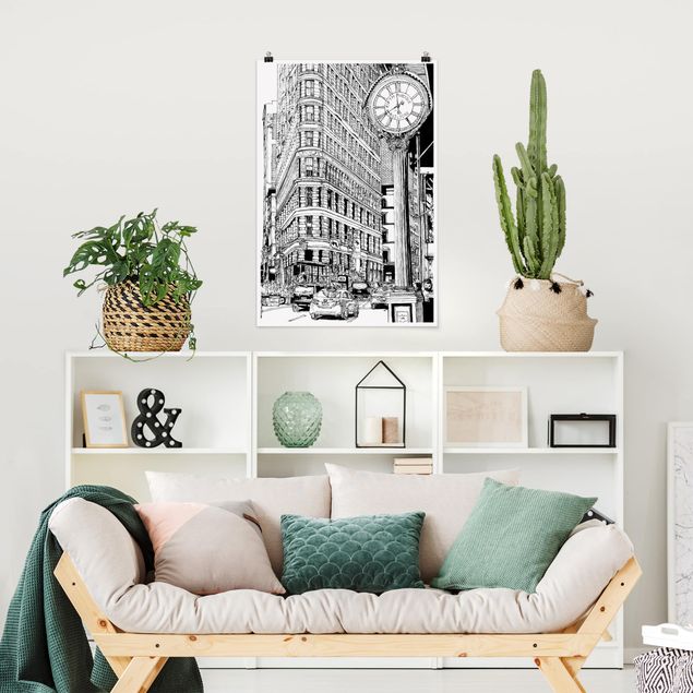 Posters City Study - Flatiron Building