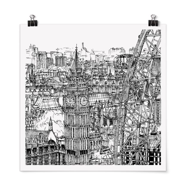 Posters City Study - London Eye