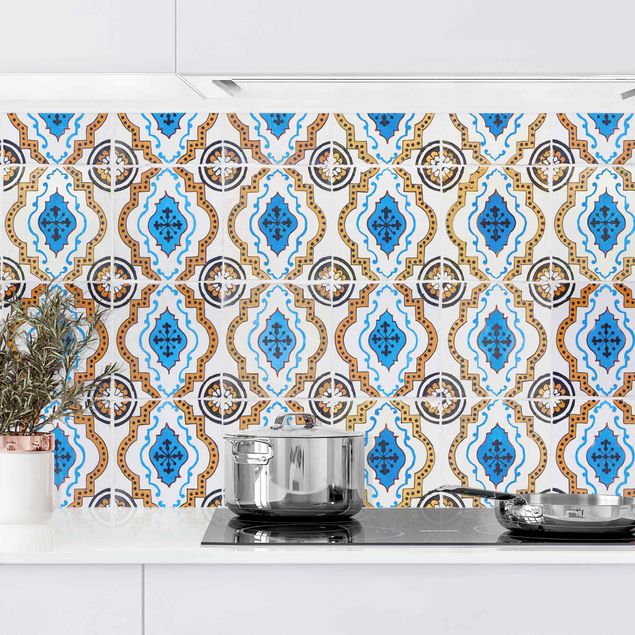 Achterwand voor keuken tegelmotief Portuguese Vintage Ceramic Tiles - Mafra