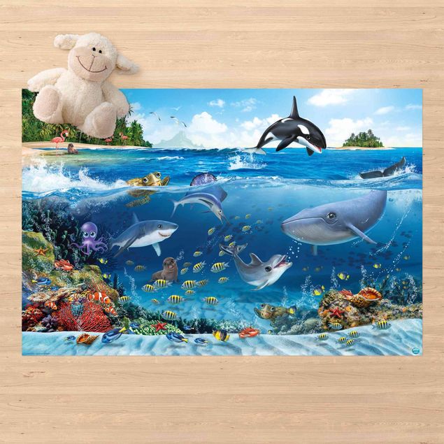 tapijt modern Animal Club International - Underwater World With Animals