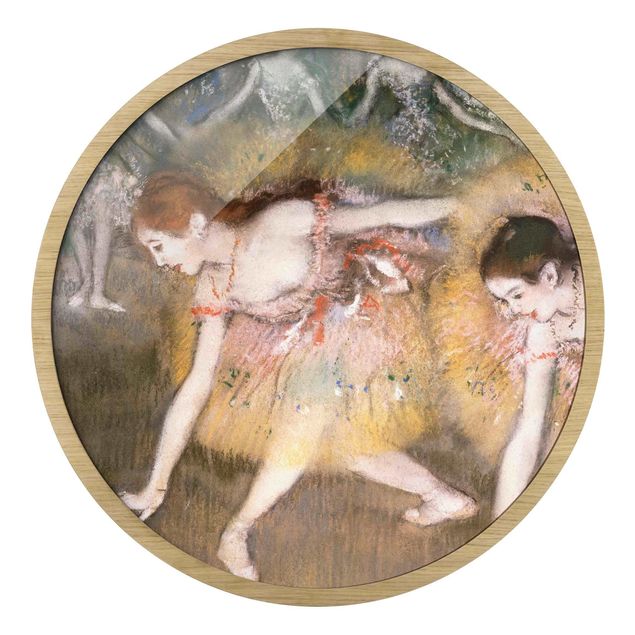 Rond schilderijen Edgar Degas - Ballerine chine