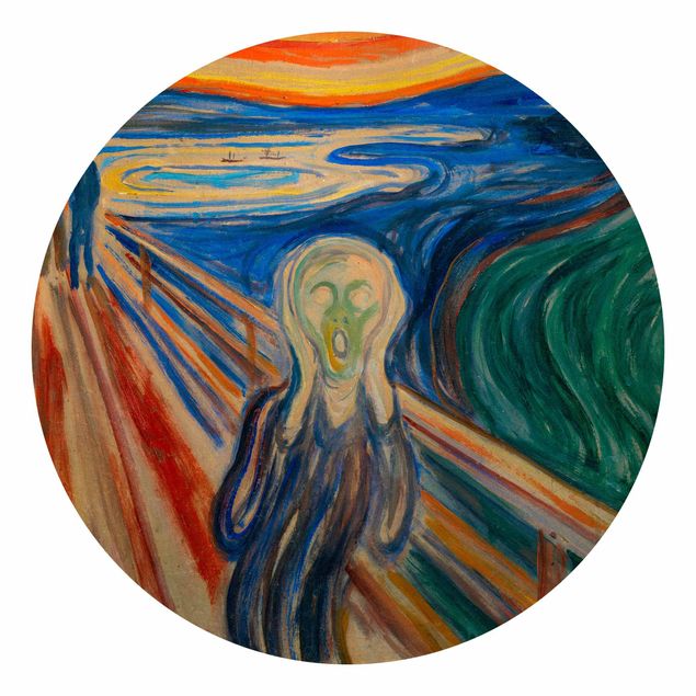 Behangcirkel Edvard Munch - The Scream