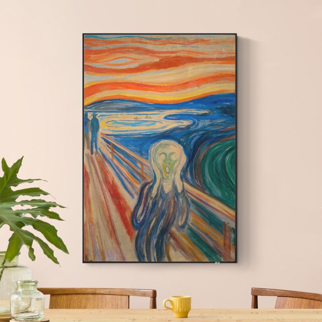 Akoestisch schilderij - Edvard Munch - The Scream