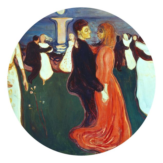 Behangcirkel Edvard Munch - The Dance Of Life