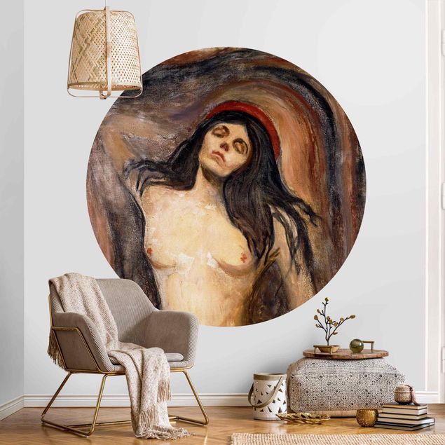 Behangcirkel Edvard Munch - Madonna