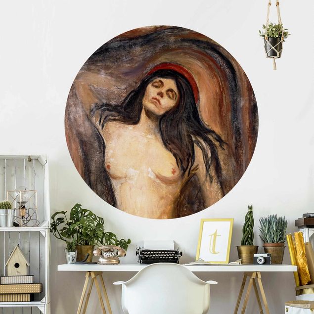 Behangcirkel Edvard Munch - Madonna