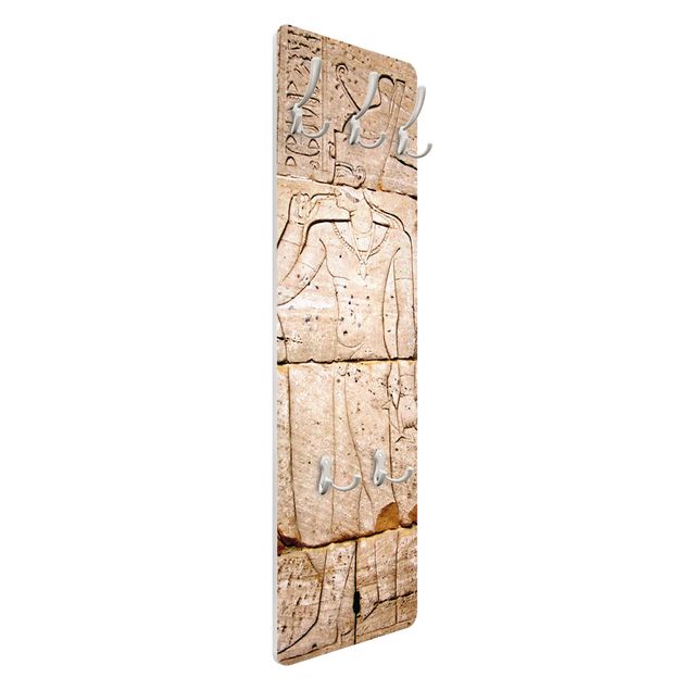 Wandkapstokken houten paneel Egypt Relief